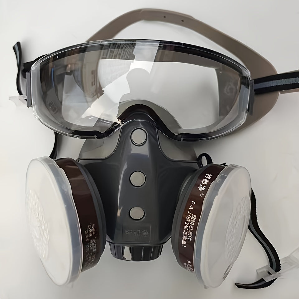   Reusable Respirator Mask Set – Advanced Gas & Dust Defense   