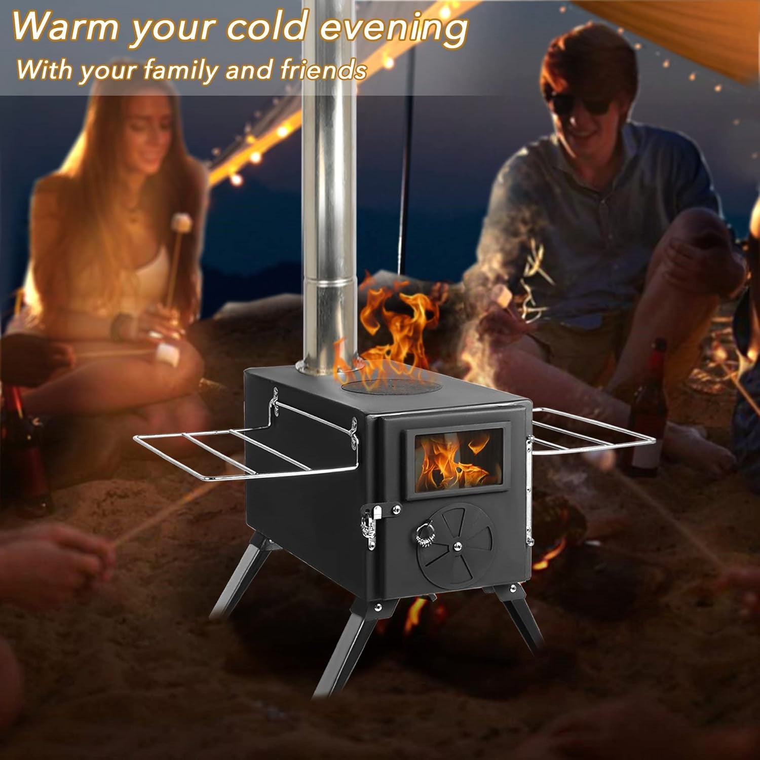   Portable Wood Burning Stove for Camping & Travel   