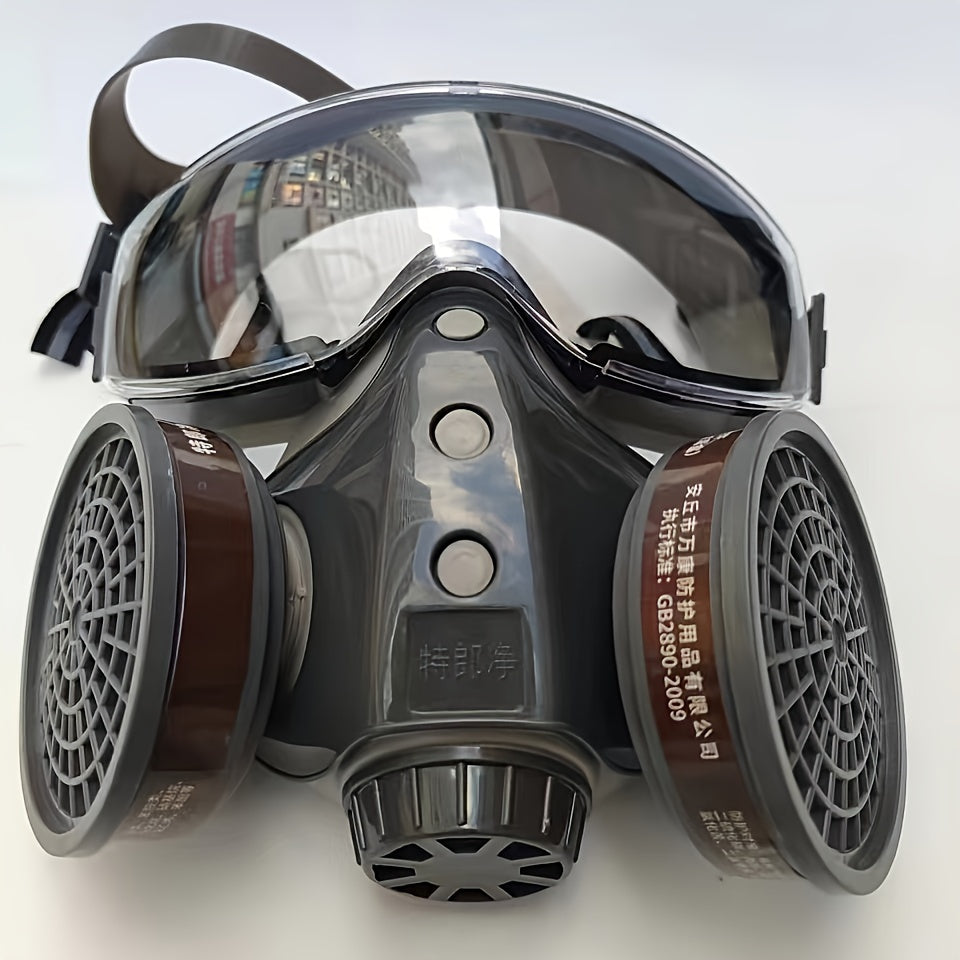   Reusable Respirator Mask Set – Advanced Gas & Dust Defense   