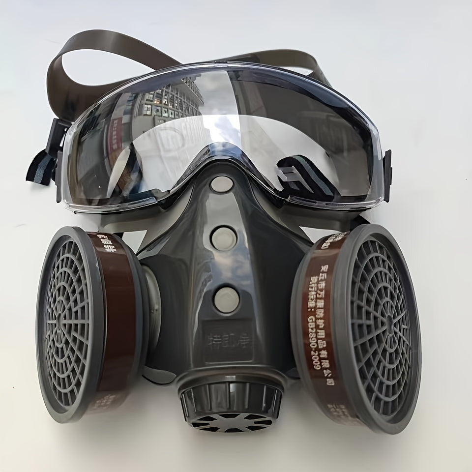   Reusable Respirator Mask Set – Advanced Gas & Dust Defense   