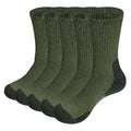   Moisture Wicking Mid Calf Thermal Work Boot Socks 5 Pairs/Pack   