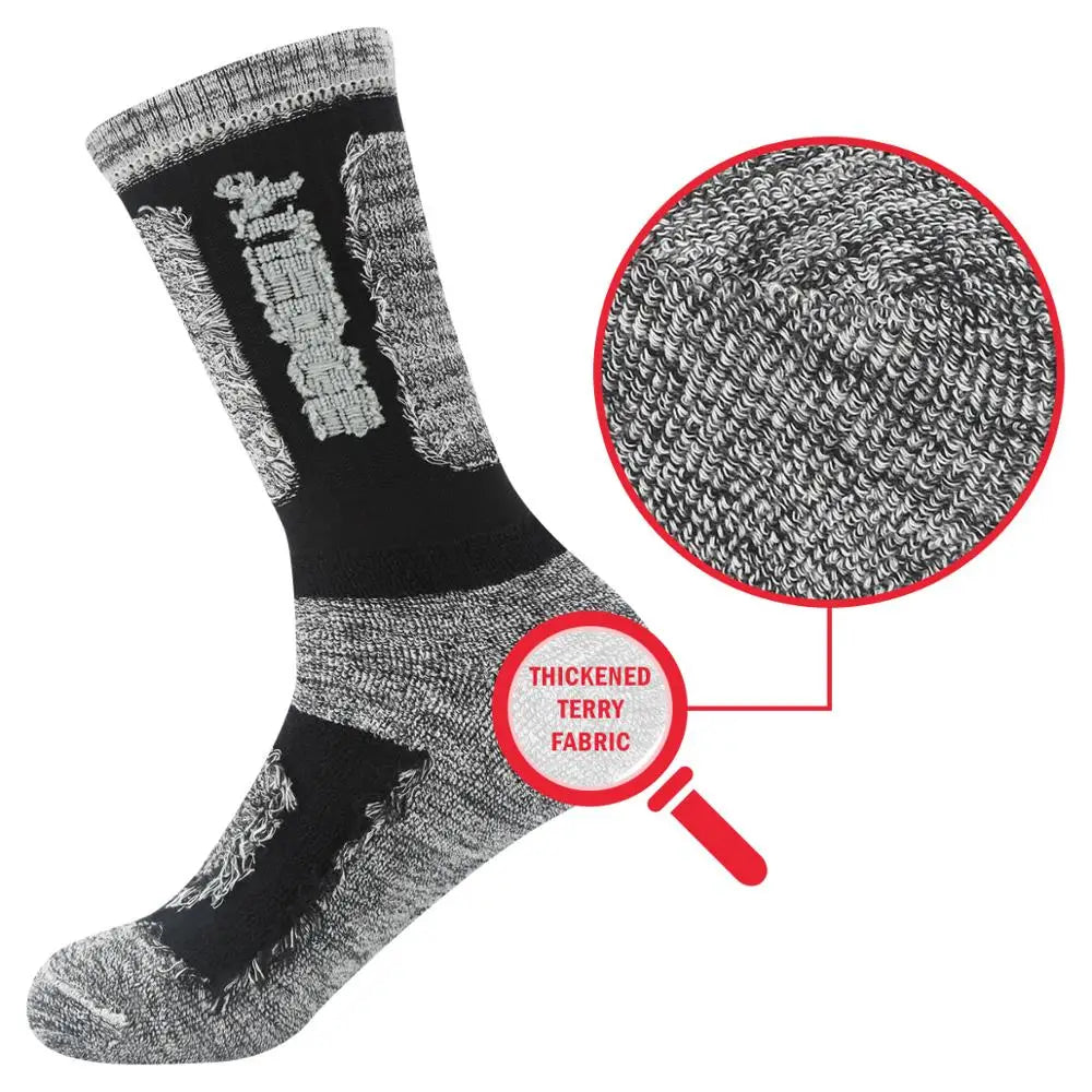   Yuedge Hiking Socks - Warm, Moisture-Wicking Crew Socks   