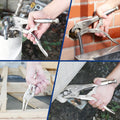   Locking Pliers Set - Adjustable Hand Tools for Mechanics and DIY Projects   