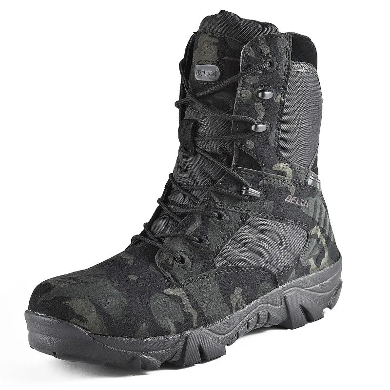  Camouflage Men Boots Work Safety Shoes Men Desert Tactical Boots Autumn Winter Special Force Ankle Boots Men 