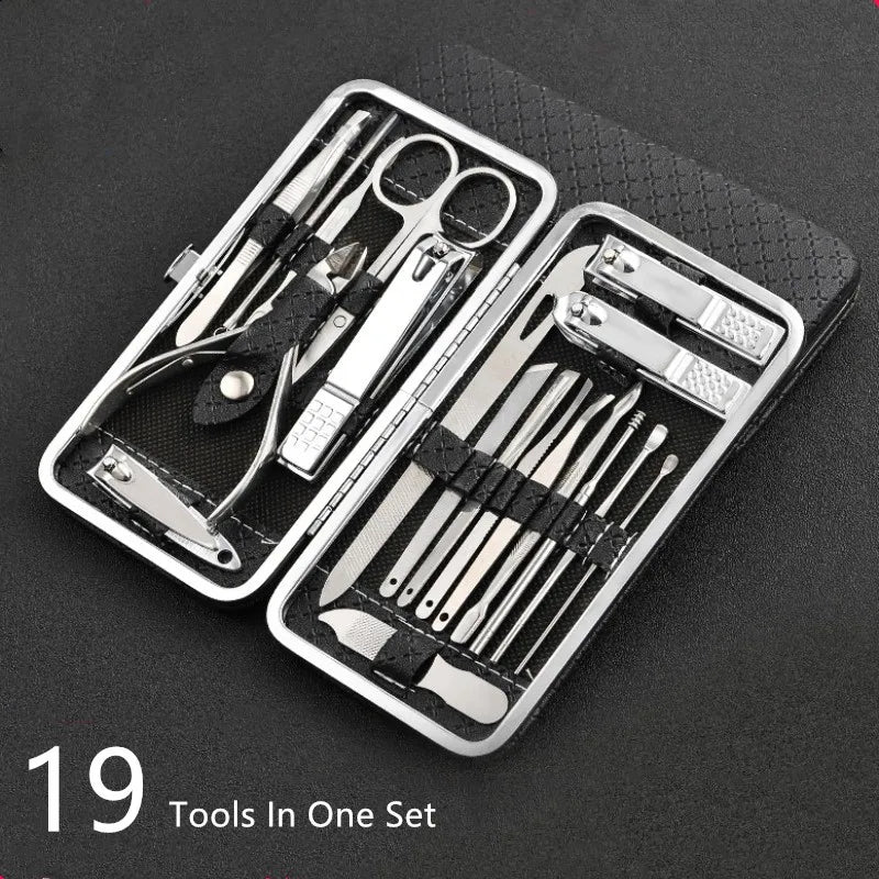   19 in 1 Stainless Steel Manicure Set   