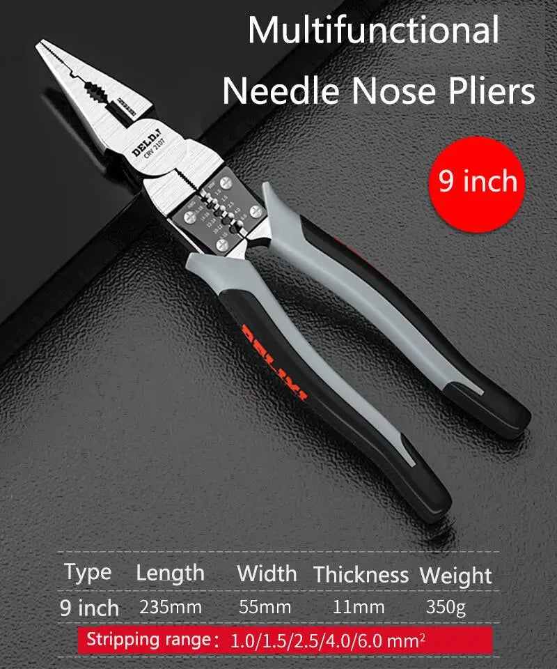   Multipurpose Pliers Set - Wire Stripper and Crimping Tool   