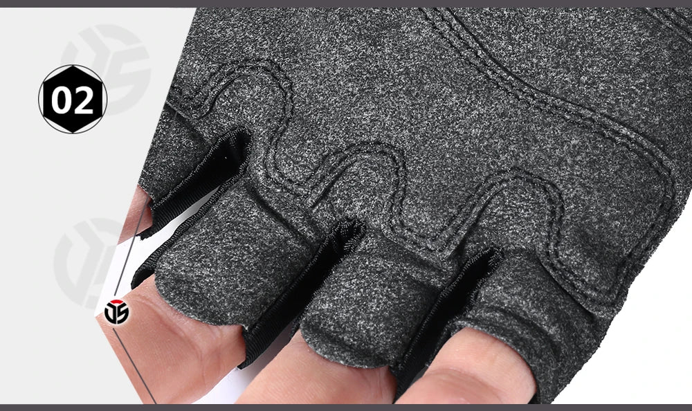   High-Performance Fingerless Workout Gloves   