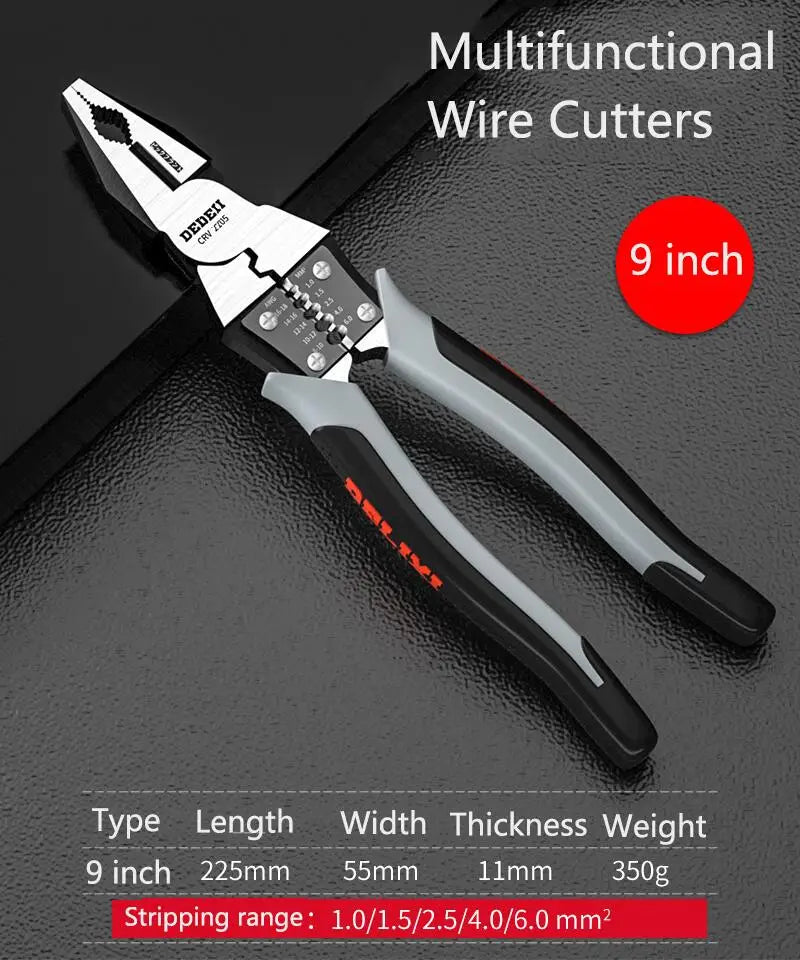   Multipurpose Pliers Set - Wire Stripper and Crimping Tool   