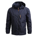   Men Hooded Raincoat Waterproof Tactical Military Jacket   