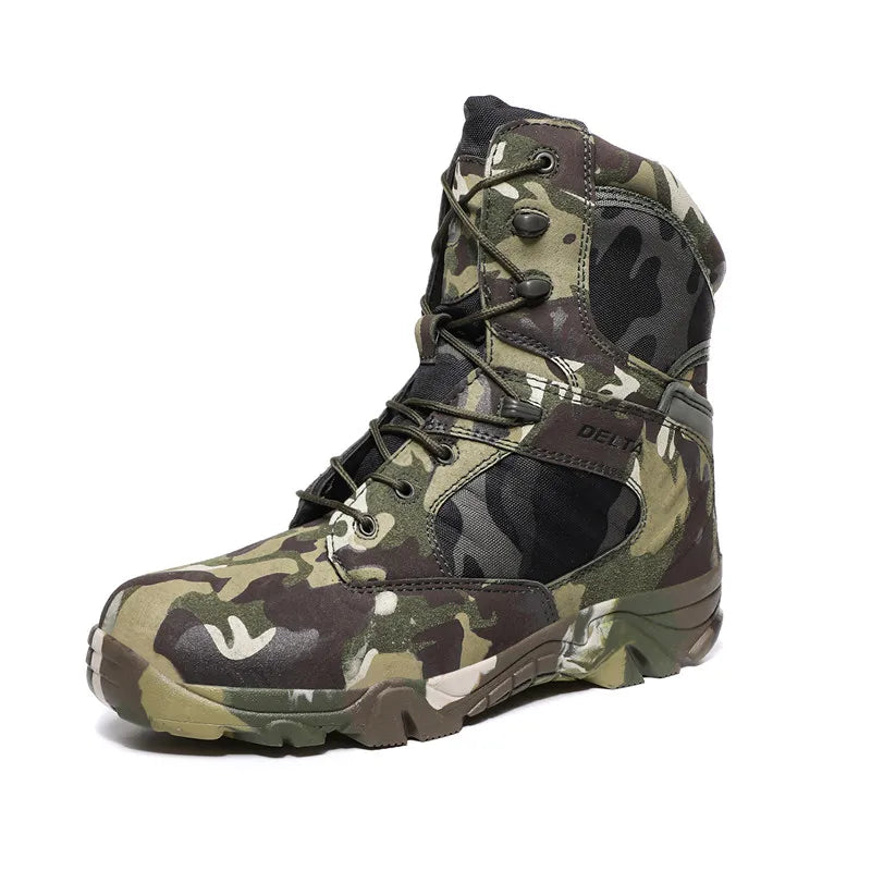   Men's Camouflage Tactical Boots   