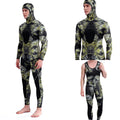   3mm Camouflage Neoprene Diving Suit with Hood - Waterproof Wetsuit   