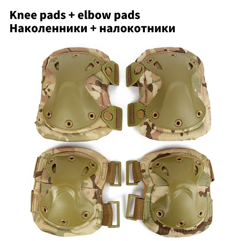   Tactical Knee Pad Elbow Protector - Military Gear   