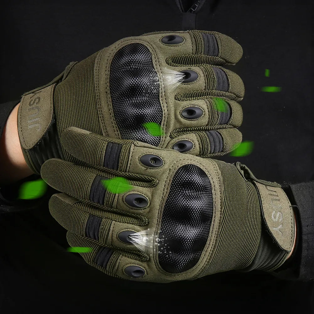   Durable Tactical Gloves with Touchscreen Compatibility   