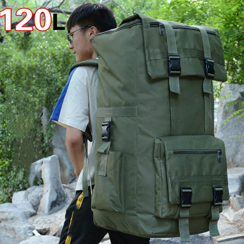   120L Hiking Backpack - Durable, Multifunctional, & Spacious   