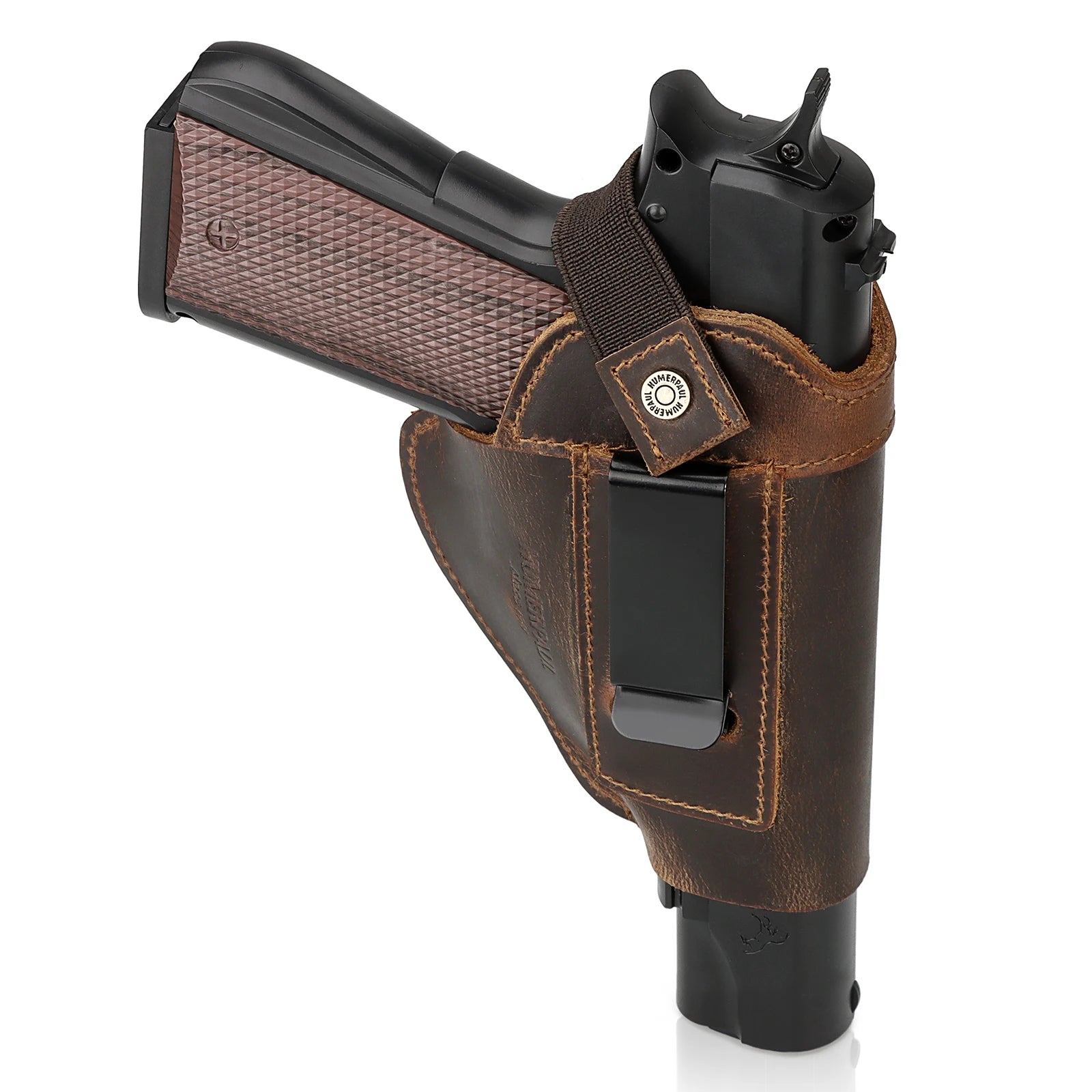   Tactical Leather Holster – Ambidextrous Concealed Carry Solution   