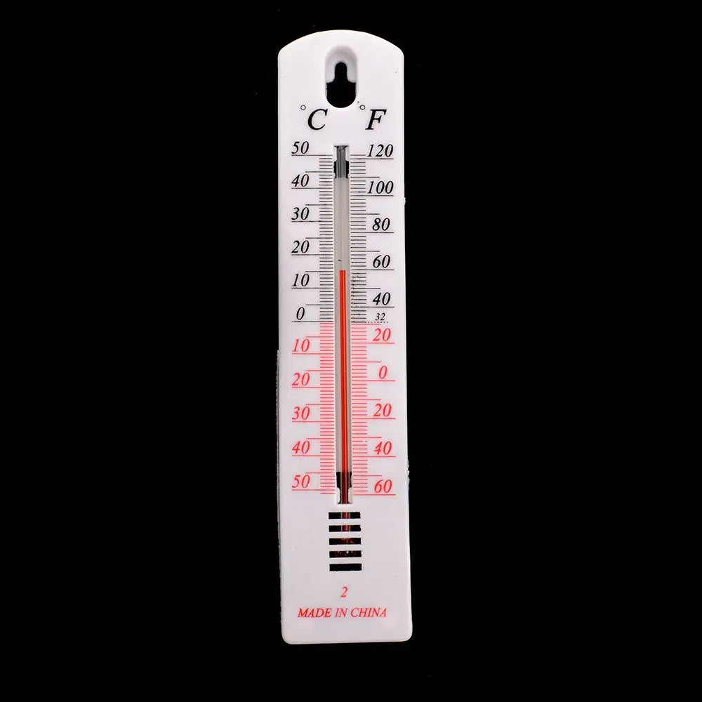   Wall Hung Thermometer - Compact Accurate Indoor Temperature Monitor   