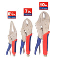   Locking Pliers Set - Adjustable Hand Tools for Mechanics and DIY Projects   