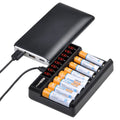   Powertrust AA & AAA Rechargeable Batteries | 8-Slot Charger Included   