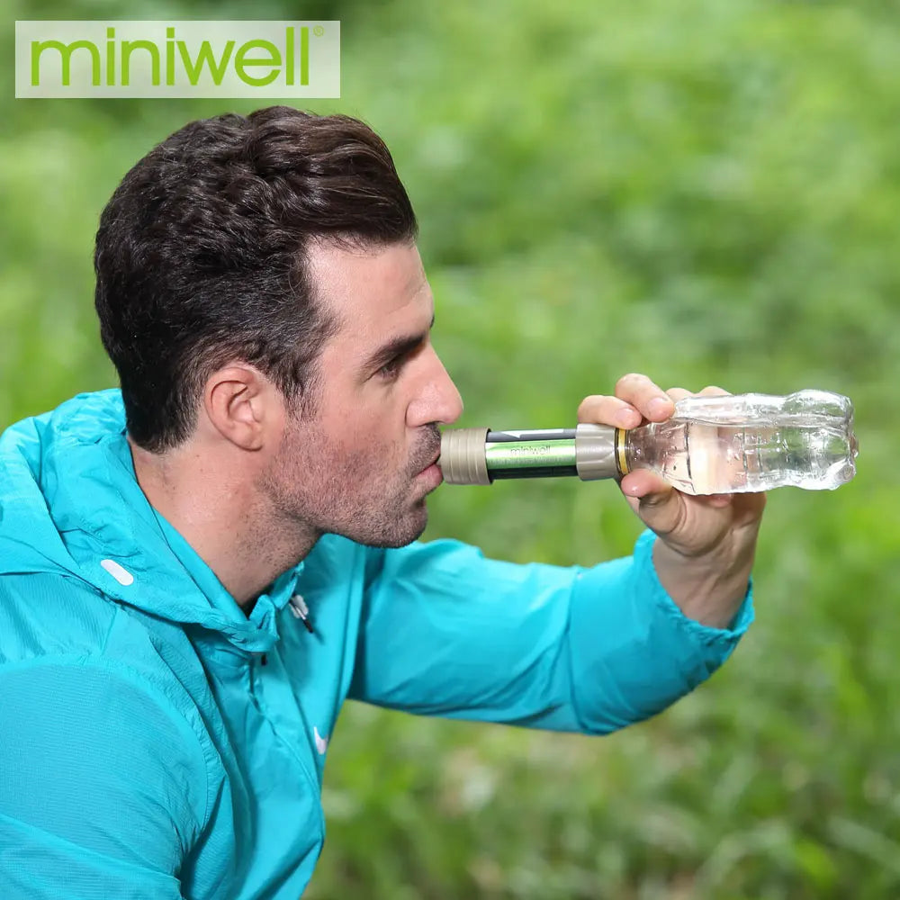  Miniwell L630 Personal Camping Purification Water Filter Straw for Survival or Emergency Supplies #