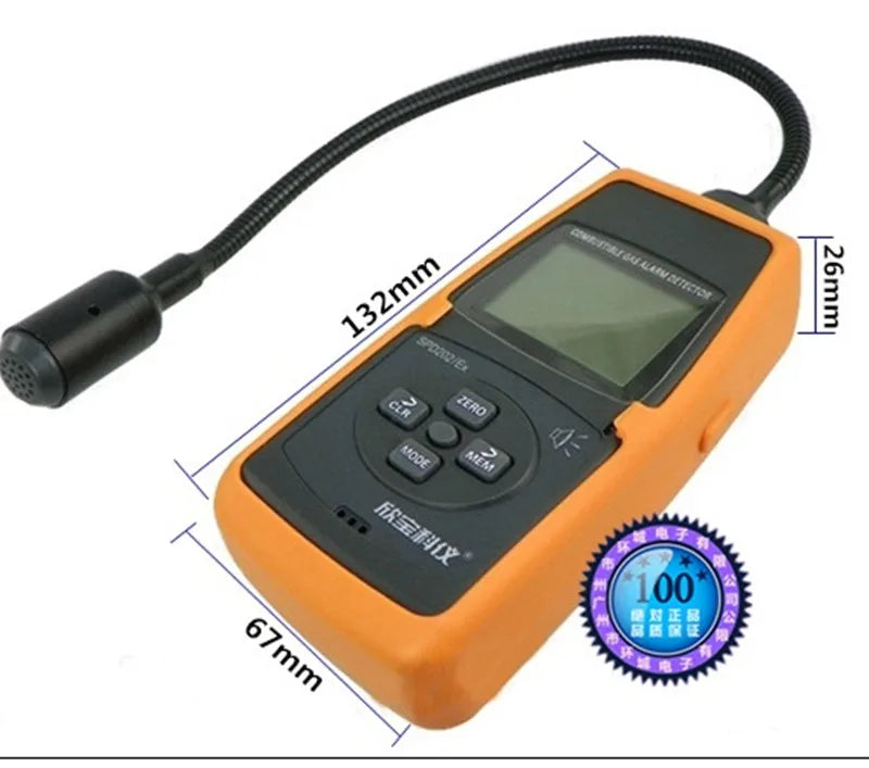   Combustible Gas Leak Detector – Industrial Gas Alarm   