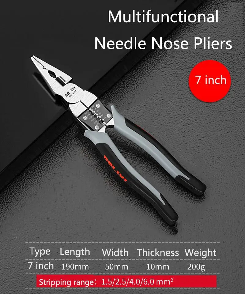   Multipurpose Pliers Set - Wire Stripper and Crimping Tool   