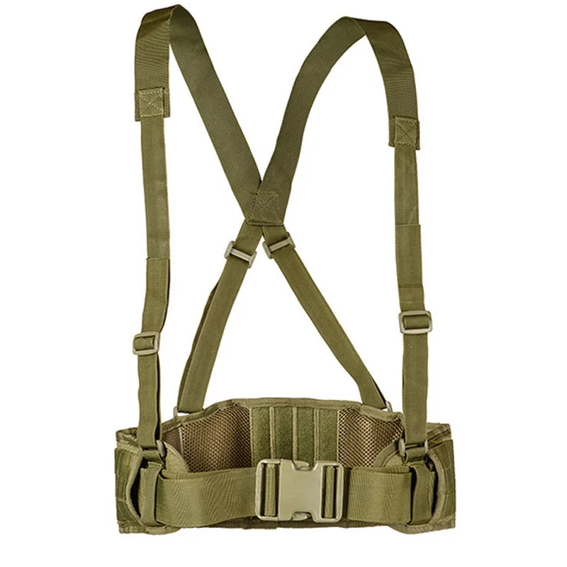   Army Military Tactical Molle Belt 1000D Nylon Paintball Combat Girdle   