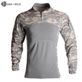   Tactical Shirt Combat Shirt Men Clothing Military Camo Shirt   