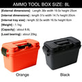  Plastic Ammo Box Military Style Storage Ammo Case 
