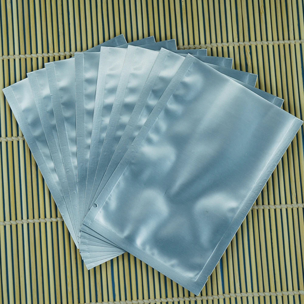  100pcs  Aluminum Foil Heat Seal Mylar Foil Bags #