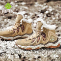   RAX Unisex Winter Waterproof Leather Hiking Shoes   