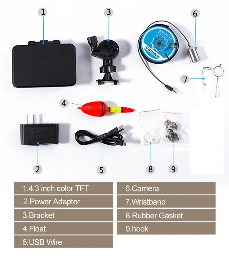   Underwater Fishing Camera with 4.3" HD LCD Monitor – POMIACAM   