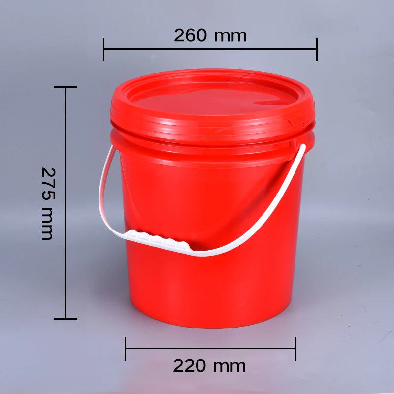 10L Food grade thicken Plastic Bucket #
