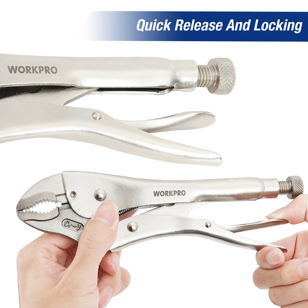   Locking Pliers Set - Adjustable Hand Tools for Mechanics and DIY Projects   