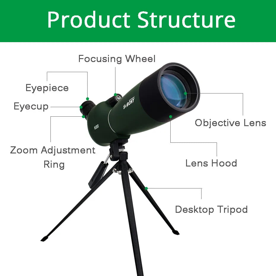   Spotting Scope for Birdwatching and Wildlife Observation   