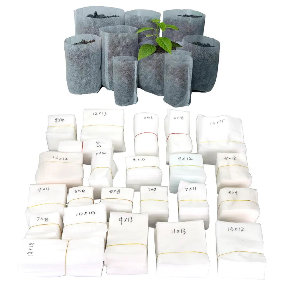   Biodegradable Nonwoven Fabric Nursery Planter Bags   