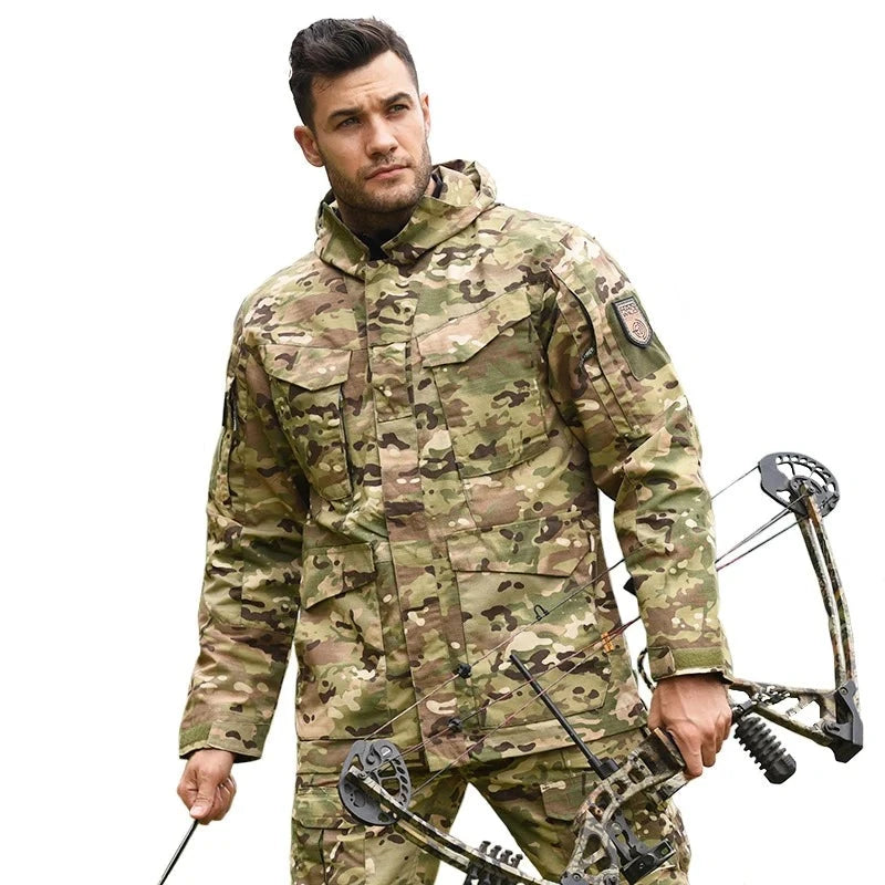  Military Jacket for Men Tactical Clothing US Army M65 Combat Jacket Coat 
