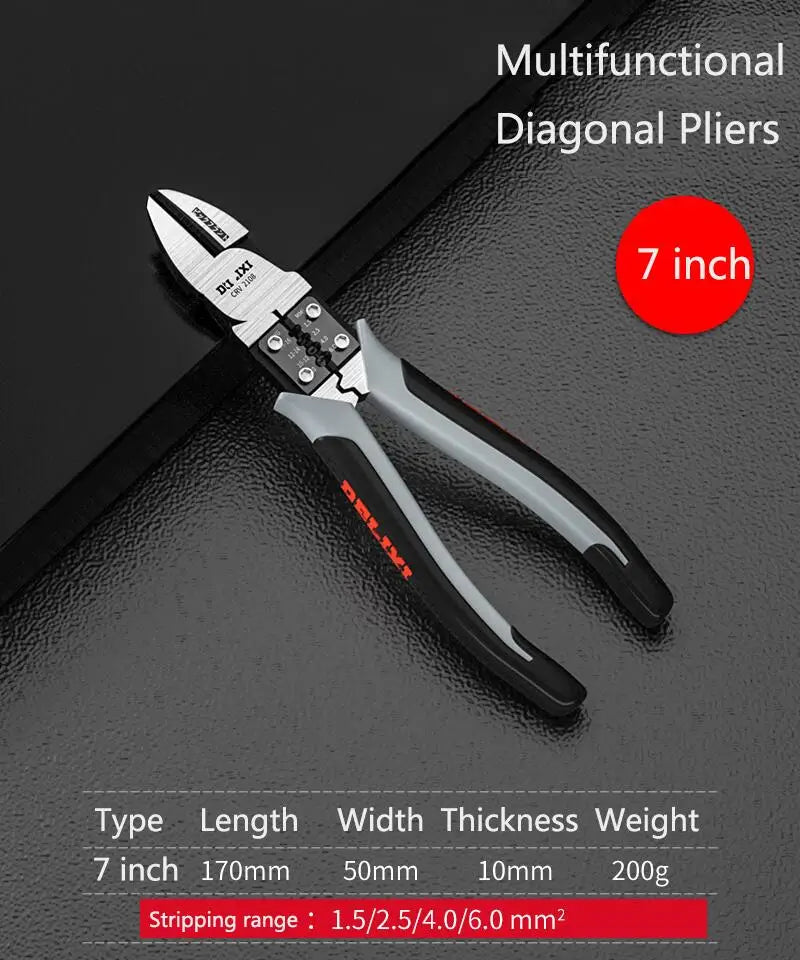   Multipurpose Pliers Set - Wire Stripper and Crimping Tool   