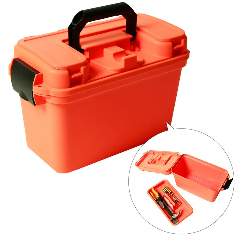   Portable Plastic Tool Box for Easy Storage and Transport   