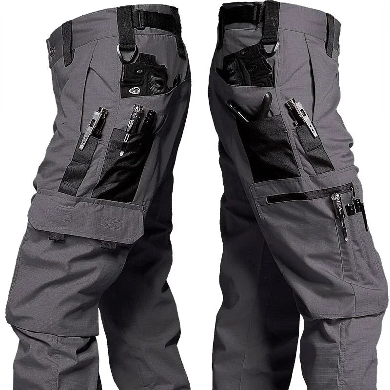   Men's Multi-Pocket Cargo Work Trousers – Durable & Stylish   