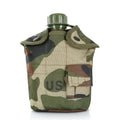 Outdoor 1L Water Bottle Alloy Lunch Box Camping Survival Kettle Outdoor Tableware Bag #