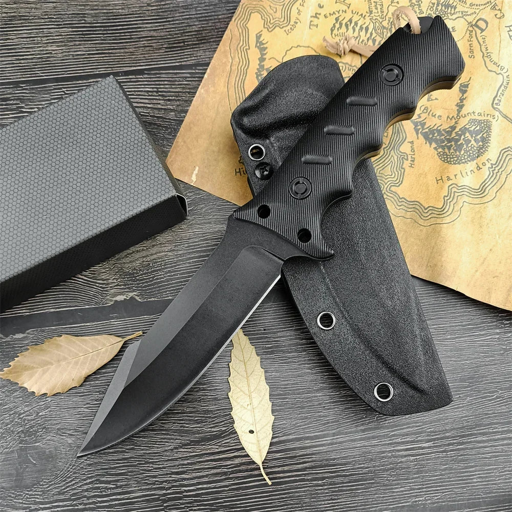   High-Quality Tactical Fixed Blade Knife for Outdoor Adventures   