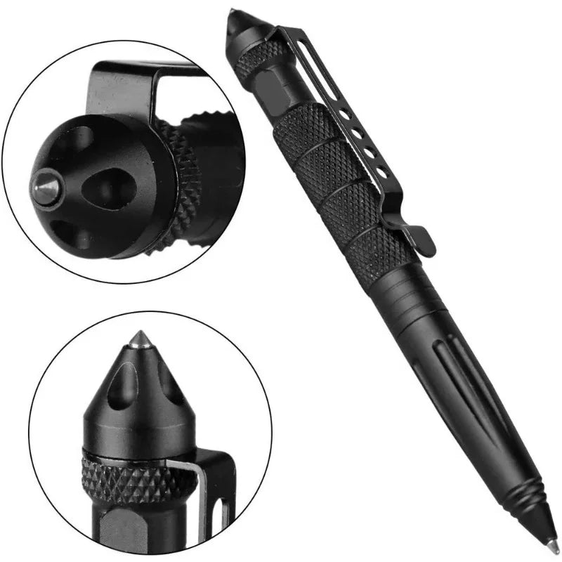   Military Tactical Pen – Multifunction Survival Tool with Glass Breaker   