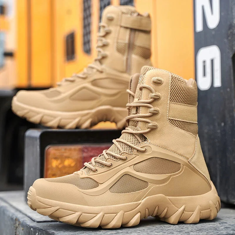   Tactical Combat Boots - Durable and Waterproof   