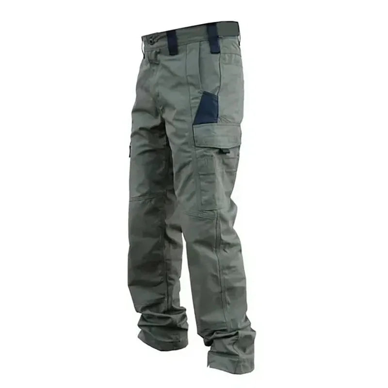   Men's Multi-Pocket Cargo Work Trousers – Durable & Stylish   