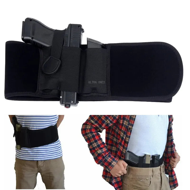   Tactical Universal Pistol Holster - Right & Left Hand   