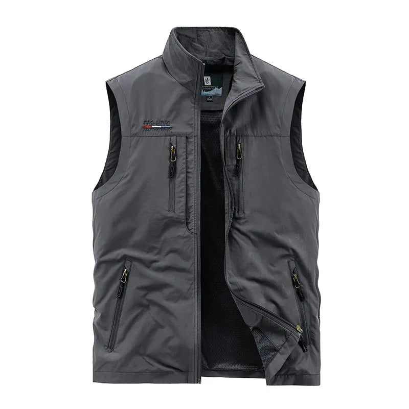   Men's Summer Tactical Military Vest Multi-pocket Sleeveless Jacket   