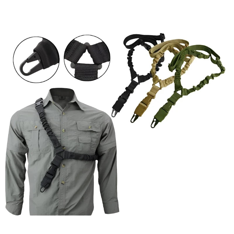   Adjustable Tactical Gun Sling for Hunting and Outdoor Use   