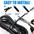   Nylon Cable Ties - Self-locking Adjustable Zip Ties   