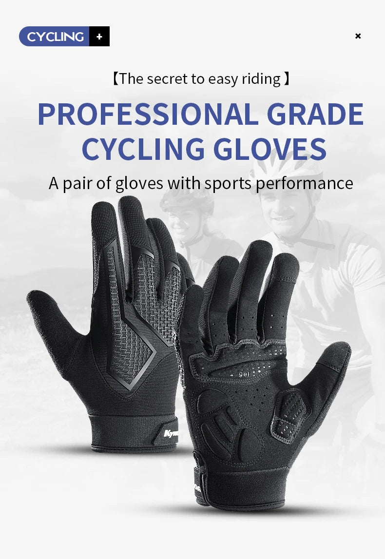  Long Finger Non-Slip Shock-Absorbing Gloves Spring Breathable 