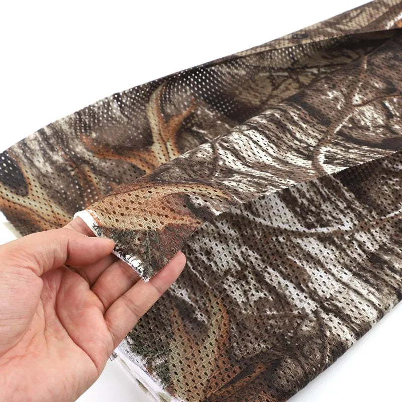 5 Colors Outdoor Camping Camouflage Mesh Fabric Sunshade Net Home Garden Decoration Camo Net Privacy Screen Hunting Accessory #